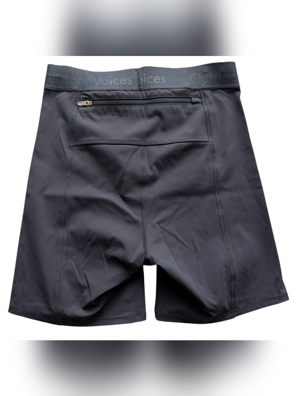 Outdoor Voices TechSweat Shorts Bike Compression Running Athletic Small Navy - Picture 4 of 7